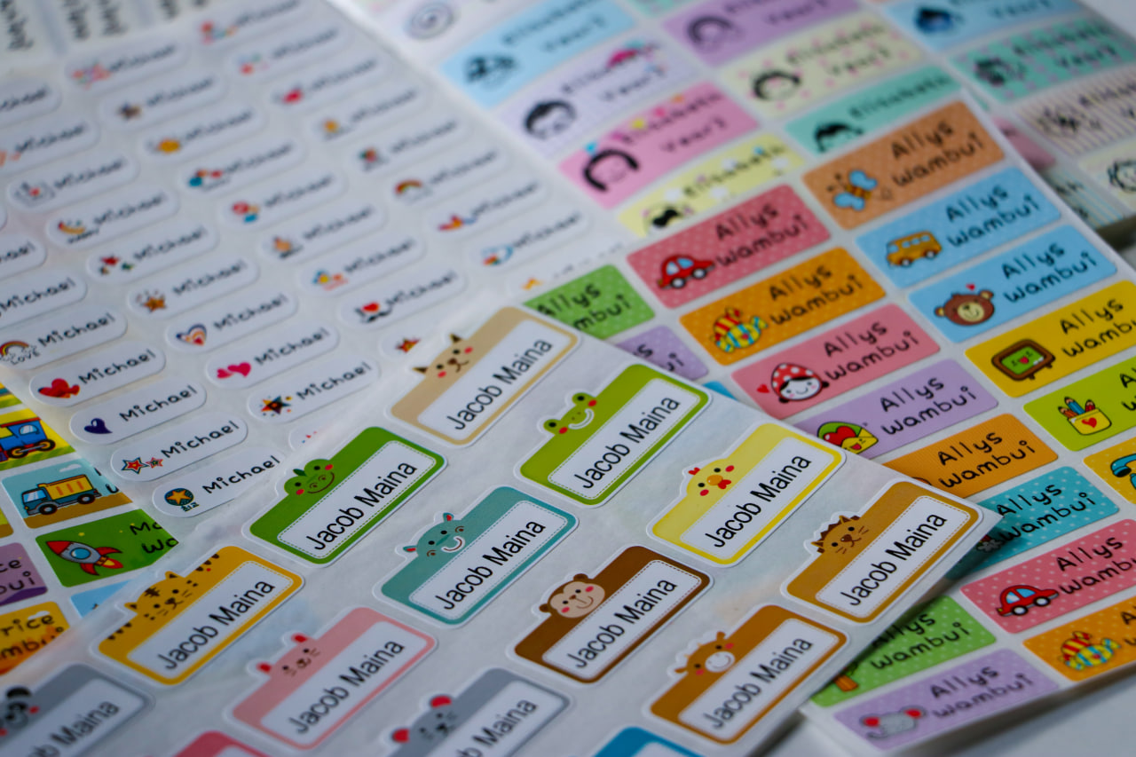 Waterproof vinyl stickers in action